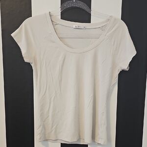 Cream Women's Top